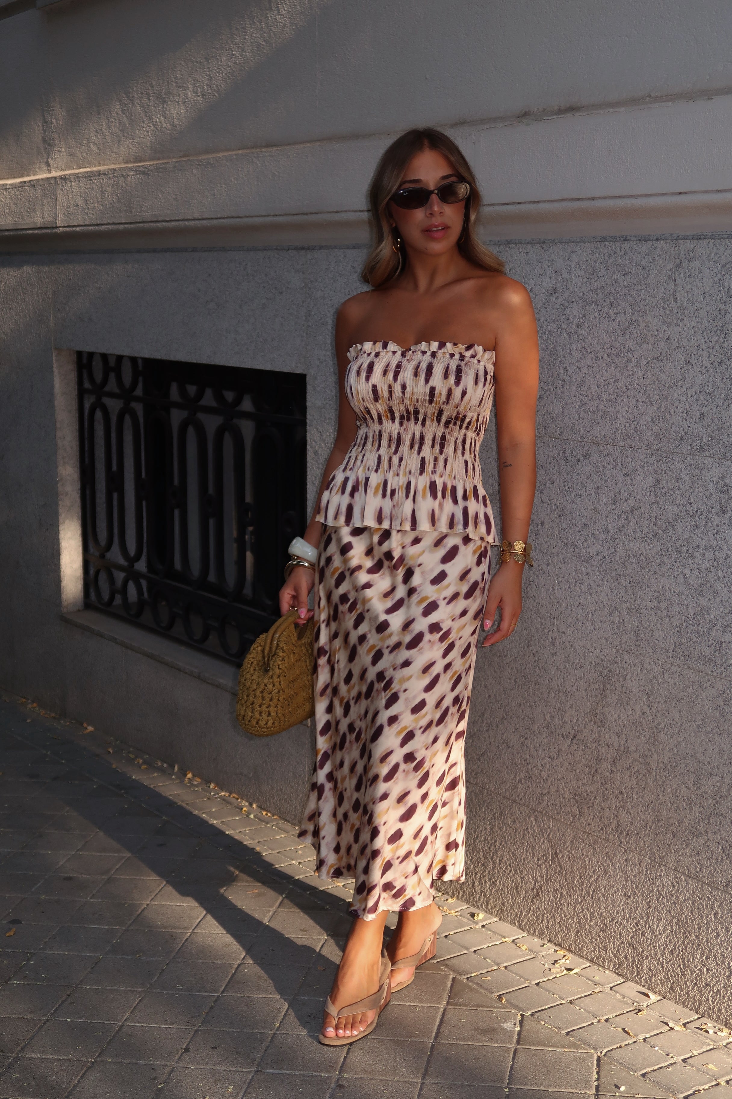 CONJUNTO KENIA (TOP + FALDA)