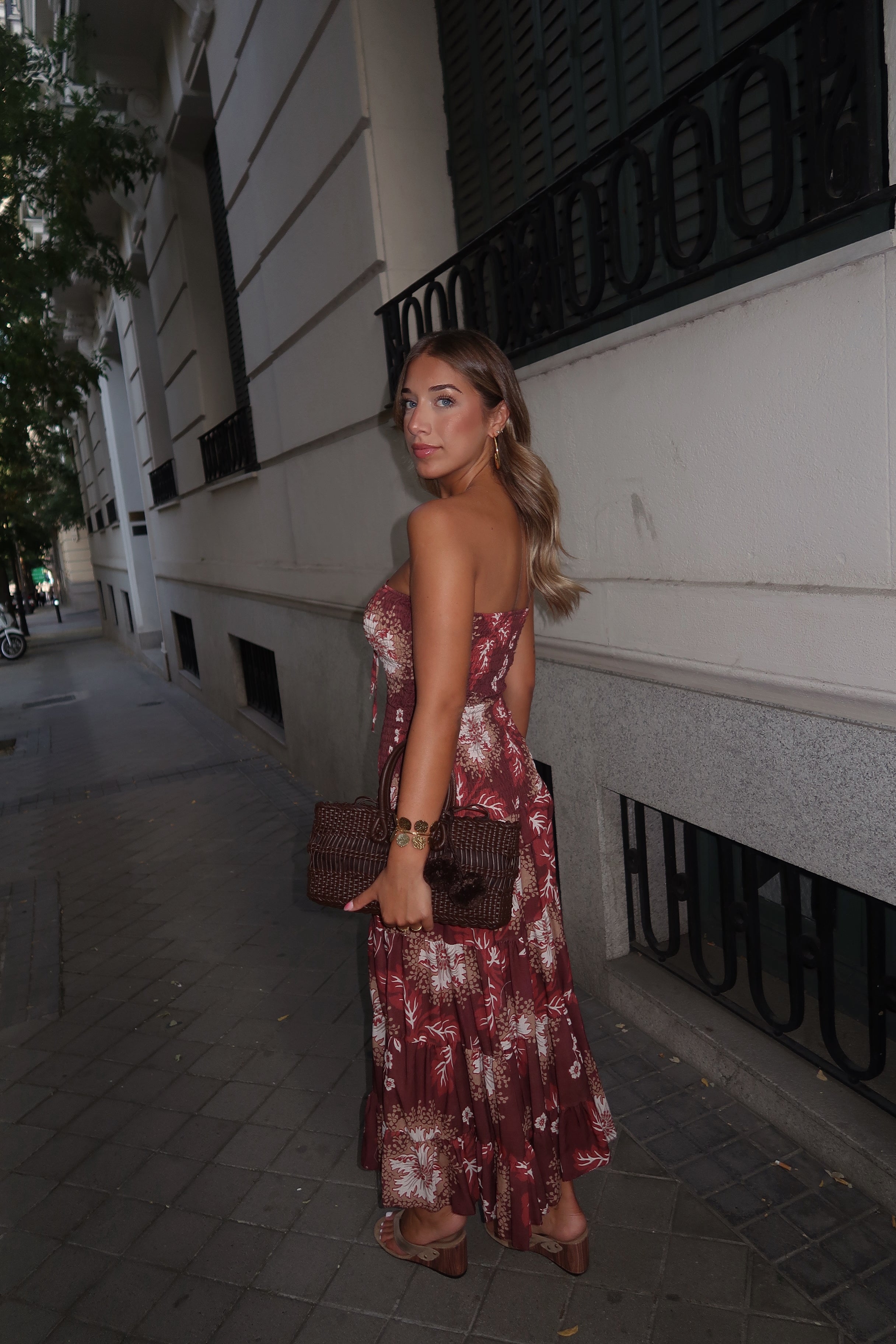 VESTIDO SICILIA GRANATE