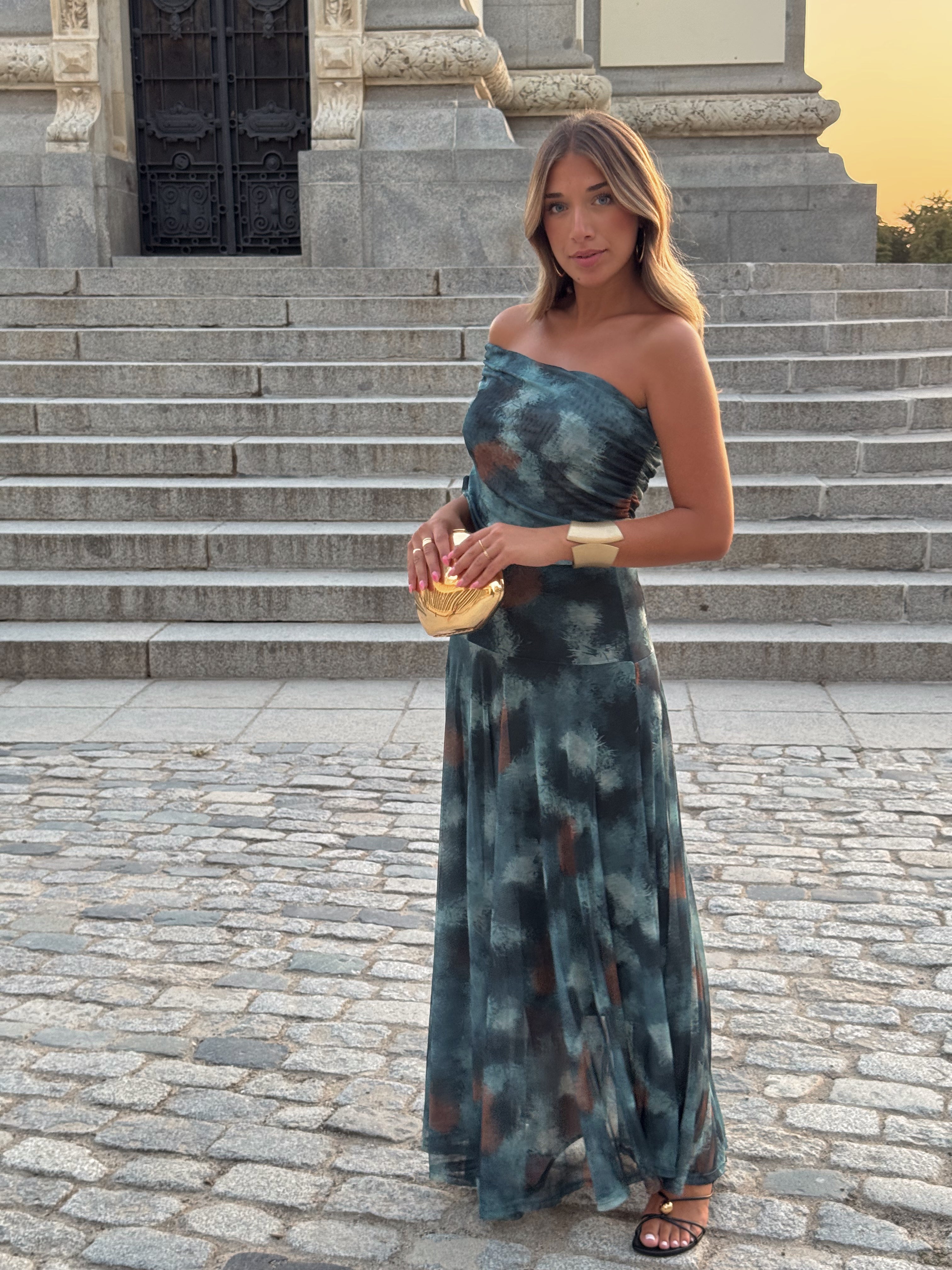 VESTIDO ZANZÍBAR TURQUESA