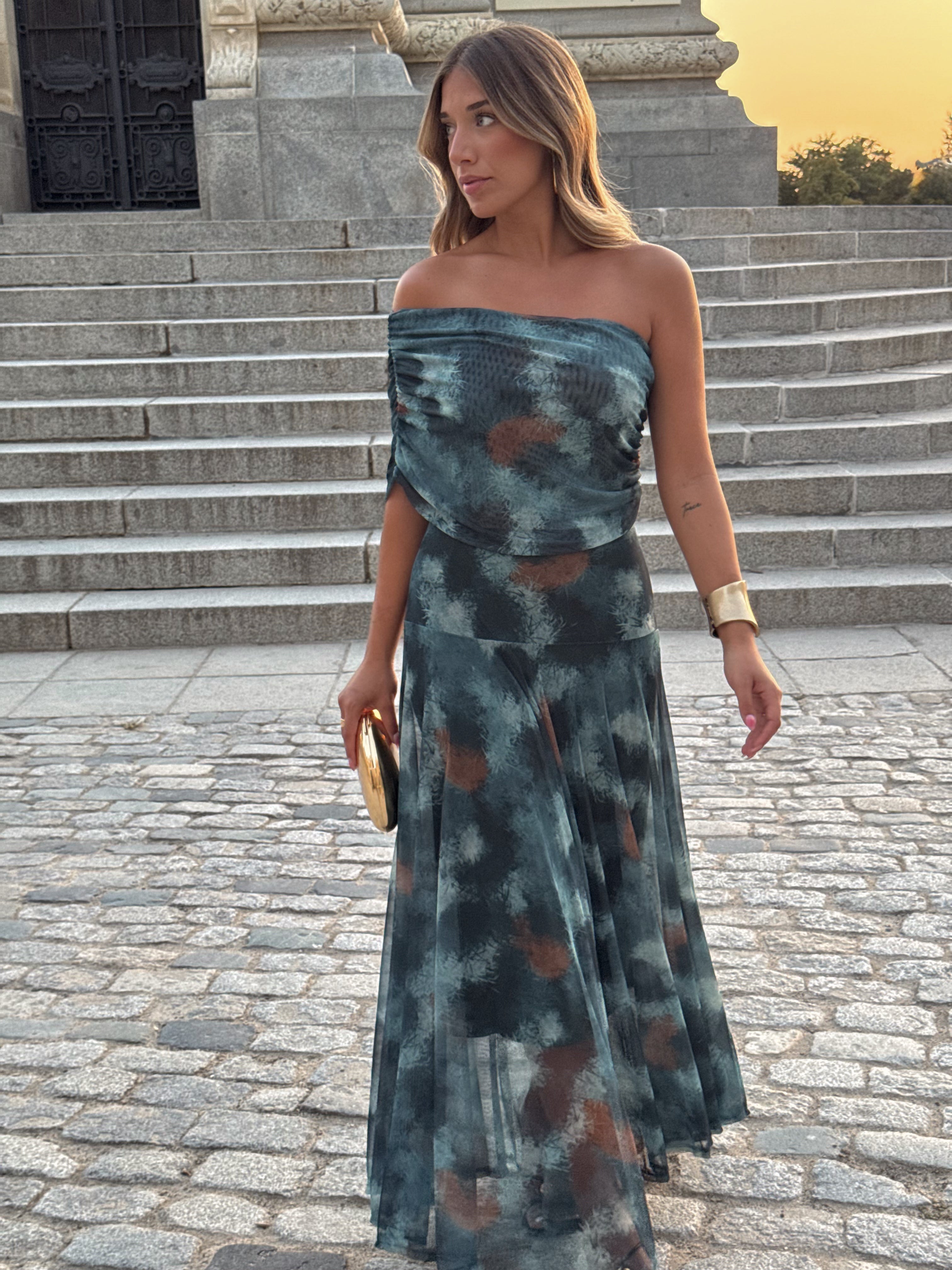 VESTIDO ZANZÍBAR TURQUESA