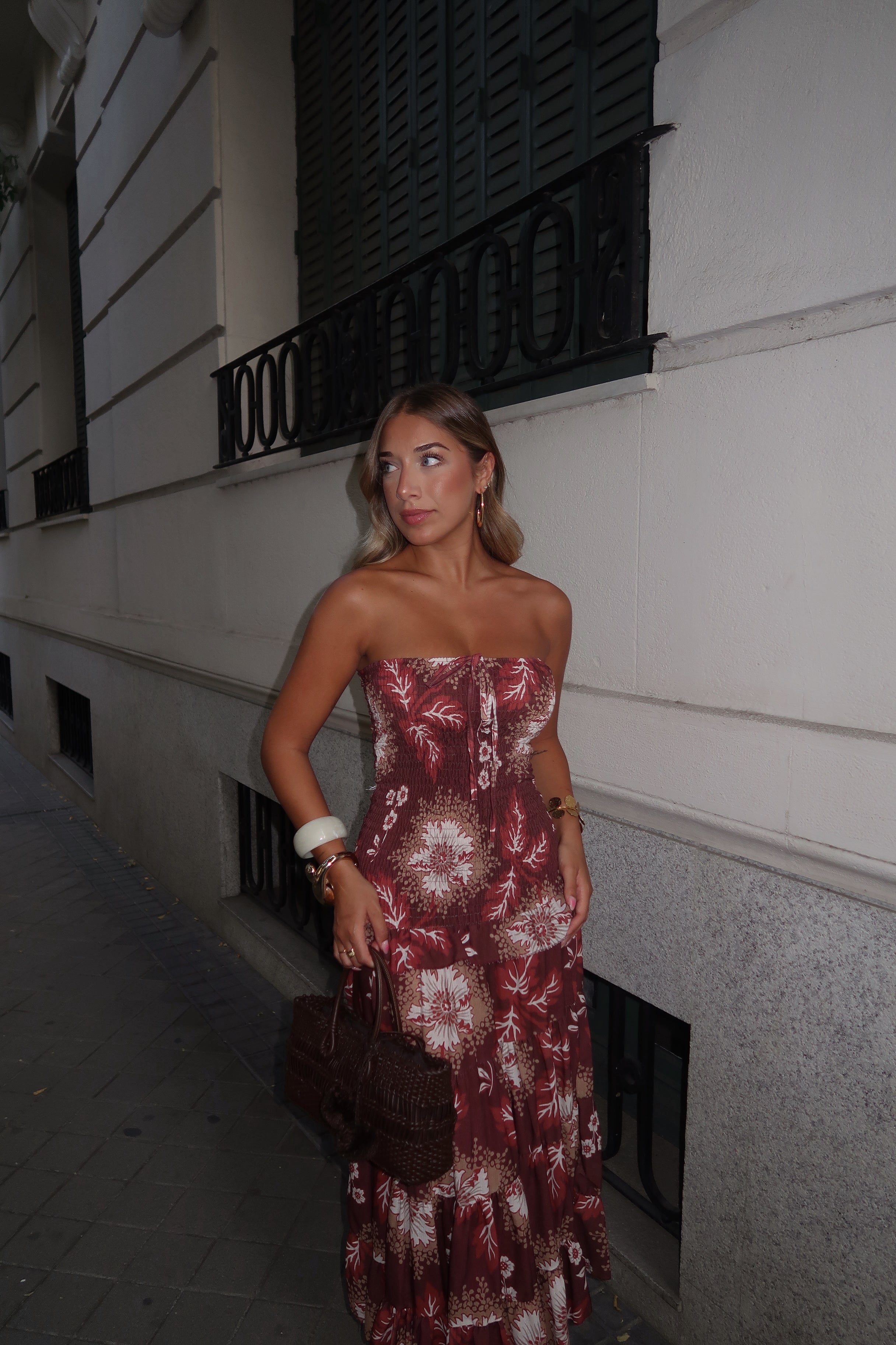 VESTIDO SICILIA GRANATE