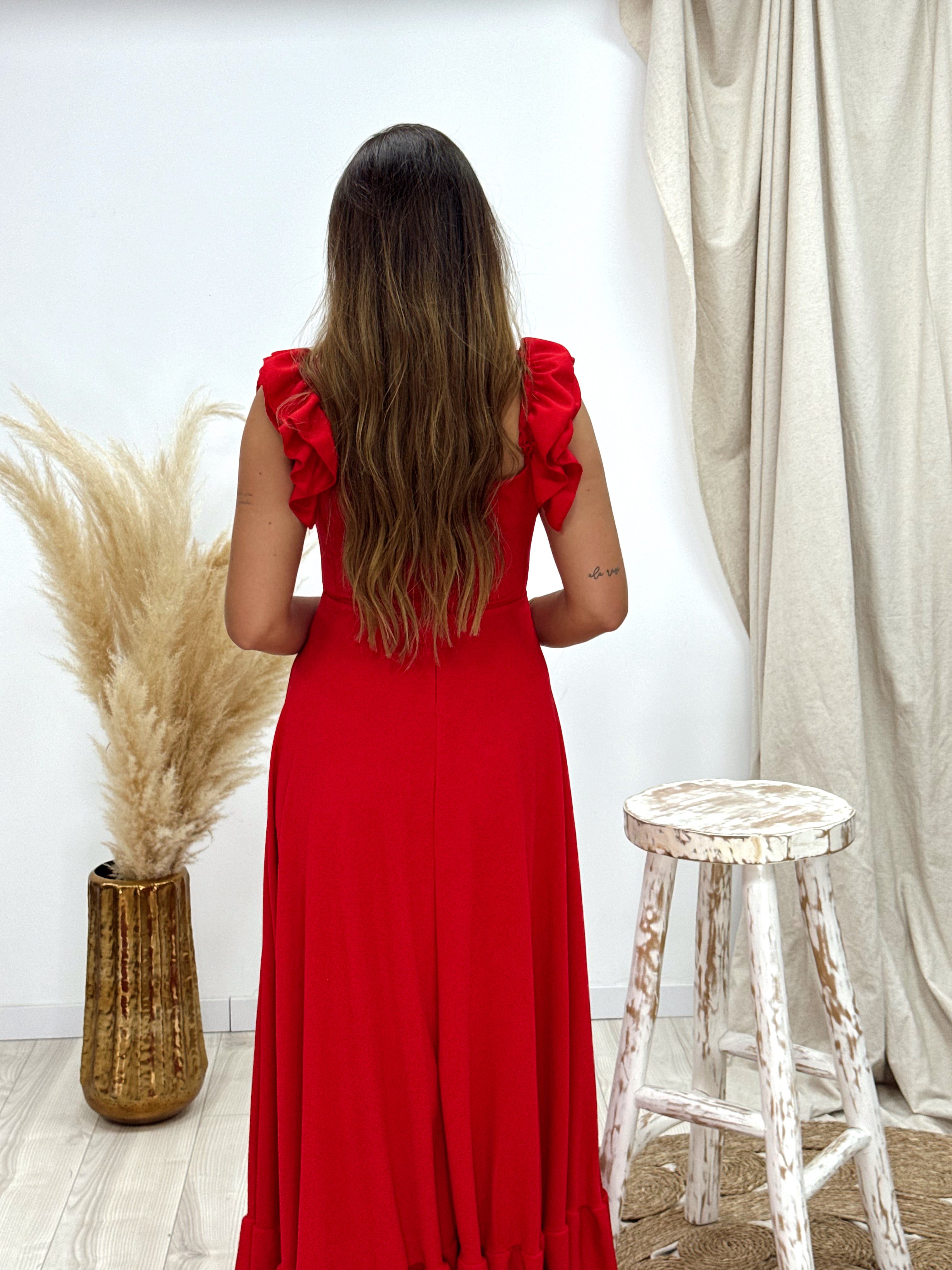 VESTIDO DIANE ROJO