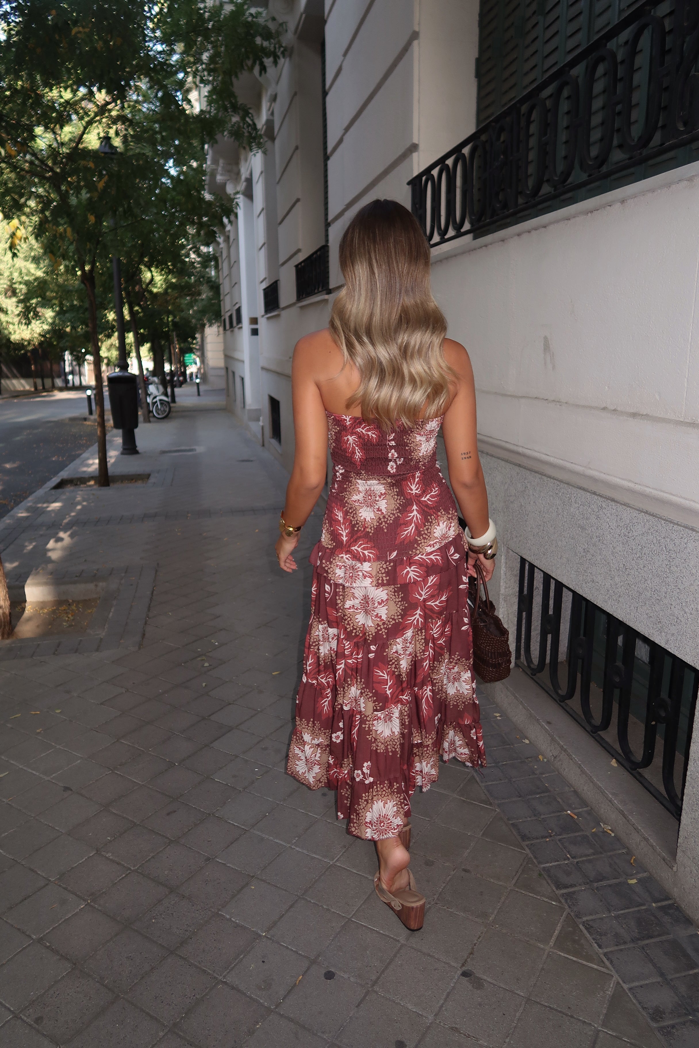 VESTIDO SICILIA GRANATE