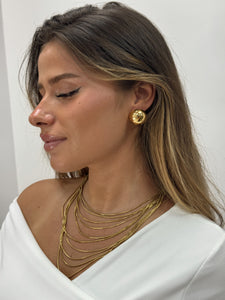 COLLAR MULTICADENA ORO