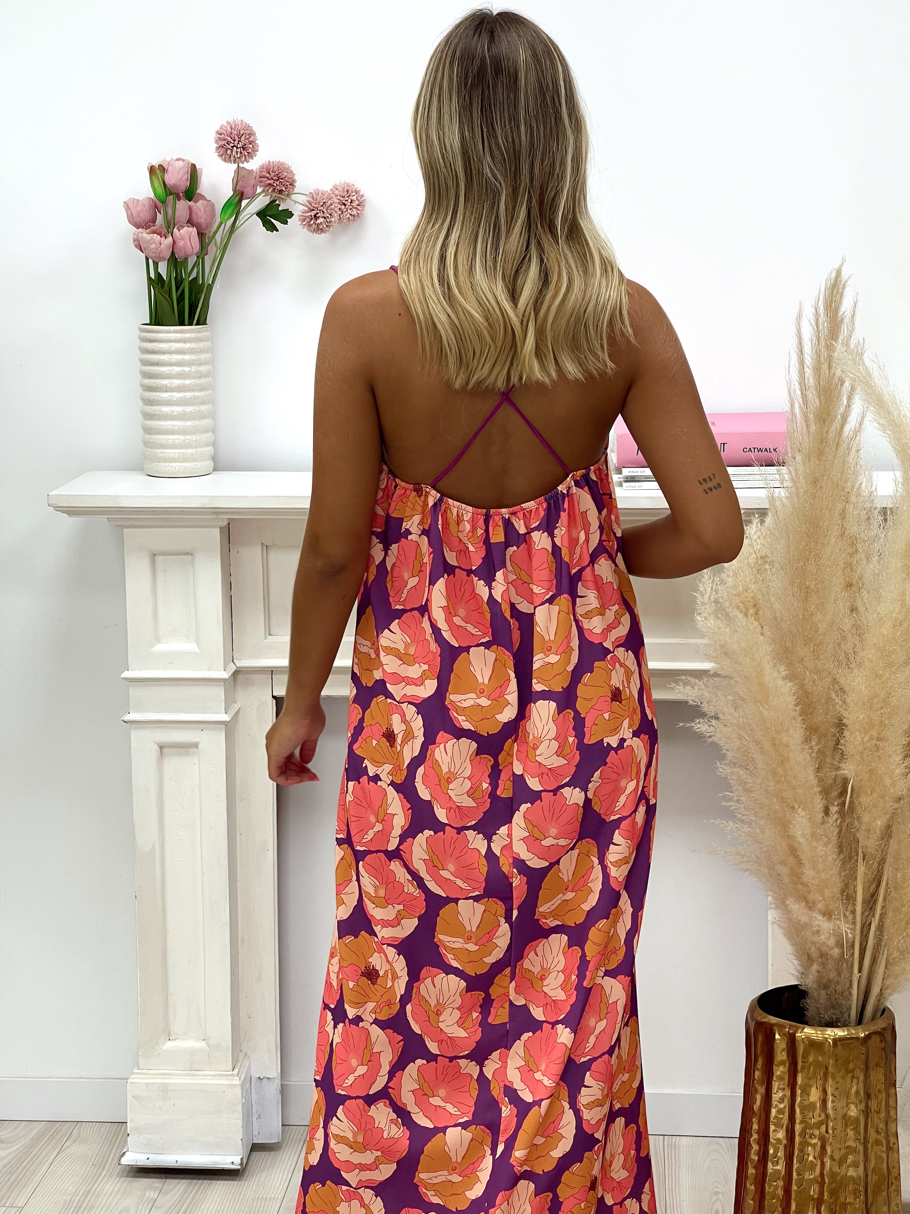 VESTIDO TIRANTES FLORES