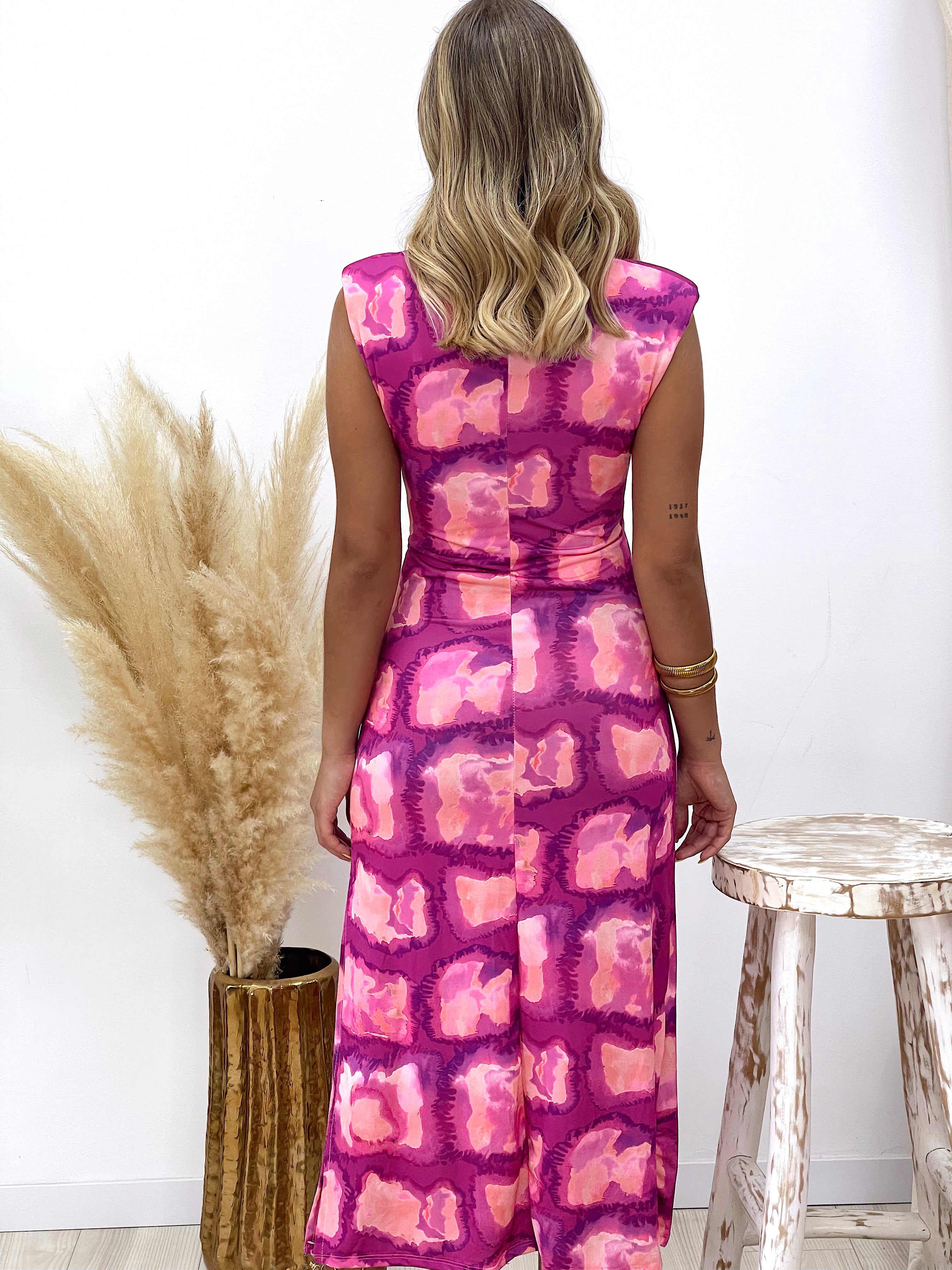 VESTIDO CUT OUT ESTAMPADO TIE DYE