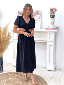 VESTIDO CUT OUT NEGRO